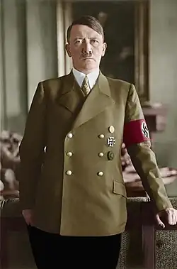 Portrait of Adolf Hitler in 1938