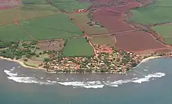 Aerial view of Pakala Village