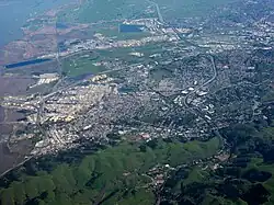 Aerial view of Martinez
