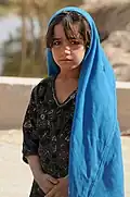 یک دختر افغان از ولایت اروزگان