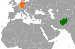 نقشهٔ مکاننمای Afghanistan و Germany