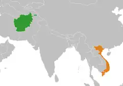 نقشهٔ مکان‌نمای Afghanistan و Vietnam