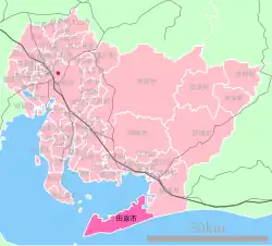 Location of Tahara in استان آیچی