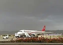 ایرباس ۳۲۰ شرکت ایرعربیا در فرودگاه لار