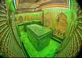 نمایی از درون ضریح جدید حرمین عسکریین