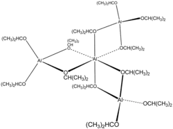 One enantiomorph of Al4(OiPr)12