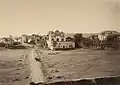 تصویری از مسجد عالمگیر در قلعه ارک دهه ۱۸۸۰