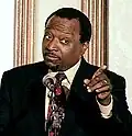Alan Keyes سفیر پیشین ایالات متحده در شورای اقتصادی و اجتماعی سازمان ملل متحد، مریلند