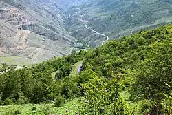 نمایی از جاده آلاشت