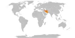 نقشهٔ مکان‌نمای Albania و Iran