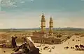 منظرهٔ شرقی با مسجد