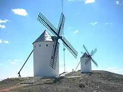 Old windmills.