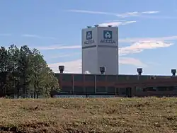 CCM tower at ALCOA's North Plant in Alcoa, Tennessee