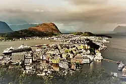 View of the town