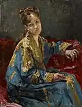 دختری با کیمونو۱۸۷۲ م.مجموعهٔ خصوصی