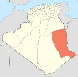 موقعیت ناحیه ان امیناس در نقشه