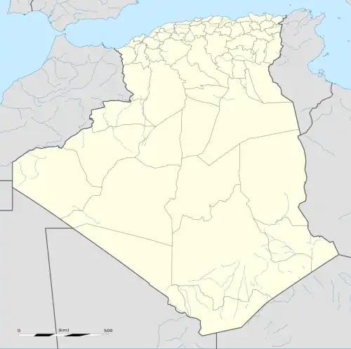 تیارت در الجزایر واقع شده