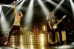 The All-American Rejects performing at the Hampton Casino Ballroom in 2007.