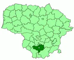Location in Lithuania