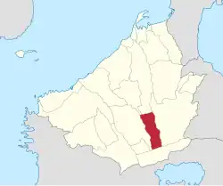 Map of Cavite showing the location of Amadeo