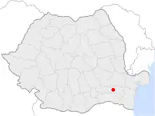 Location of Amara, Romania