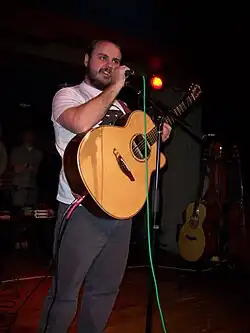 Andy McKee performing live in February 2008
