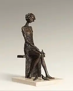 Սպասում, برنز،  29x14x14 սմ