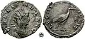 Antoninianus issued to celebrate LEG III ITAL VI P VI F, "Legio III Italica six times faithful and loyal."
