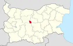 موقعیت شهرستان آپریلتسی در نقشه