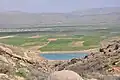 منظری از تنگه آبی خانمیرزا به سمت دشت(روستای ده صحرا)