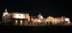 Palace of Aranjuez at night