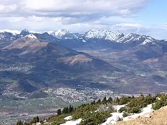 The view of the village from Hautacam