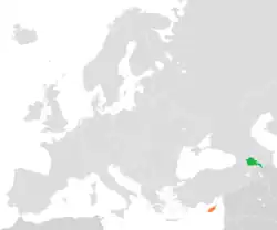 نقشهٔ مکان‌نمای Armenia و Cyprus