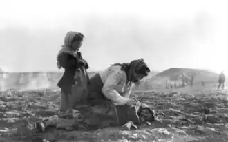 نگاره‌ای تاریخی از واقعهٔ موسوم به «نسل‌کشی ارمنی‌ها» در حلب که برای نخستین‌بار توسط بنیاد خاور نزدیک منتشر شد.