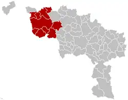 موقعیت شهرستان تورنه در استان انو