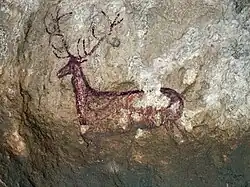 نقش گوزن