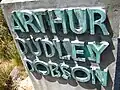 Memorial at the mountain pass