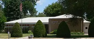 Arthur County Courthouse in Arthur, Nebraska