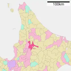 موقعیت Asahikawa در Kamikawa، هوکایدو