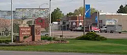 Downtown Ashton: west side of Center Avenue, looking southwest from Nebraska Highway 92