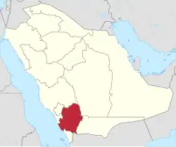 Bisha در عربستان سعودی واقع شده