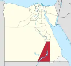 استان سوئز در نقشه مصر