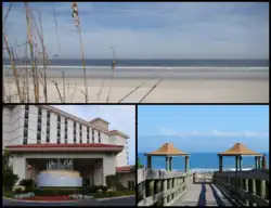 The beach, One Ocean Resort Hotel, Hanna Park