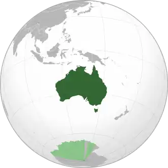 موقعیت استرالیا