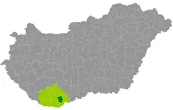 موقعیت ناحیه بوی در نقشه