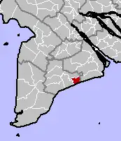 Location in استان باک‌لیئو