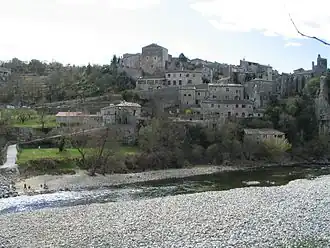 The Ardèche River in Balazuc