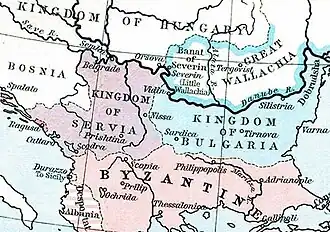 صربستان تا سال ۱۲۶۵، در زمان حکومت استفان اوروش یکم صربستان