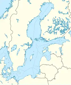 تالاب کورونی در Baltic Sea واقع شده