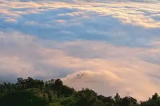 Bandarban skyline. From Nilgiri resort.